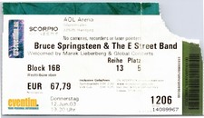 Bruce Springsteen Ticket 2003