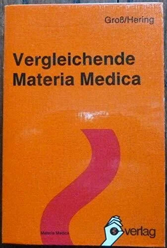 Vergleichende materia medica - vergleichende,