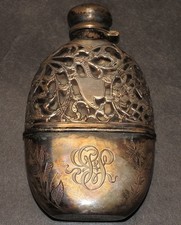 Silber Flachmann New York 1894