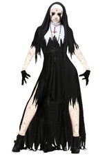 Vampir Cosplay Anzug Halloween Party Kostüm Damen Zombie Schwester Nonne Kostüm