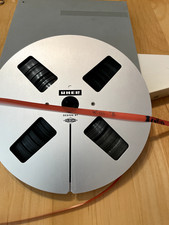 Uher Metallspule 18 cm mit bespieltem Band