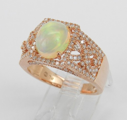 14k roségold opal und - 14k, opal-
