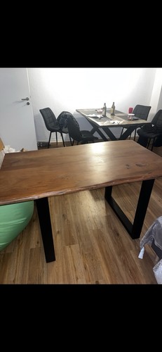 Esstisch nussbaumfarben - esstisch,