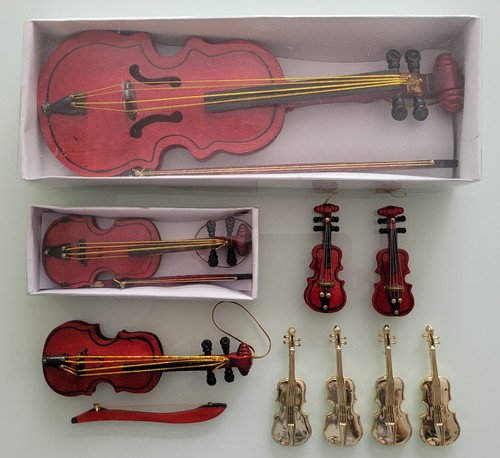Miniaturen geige violine mit - geige,
