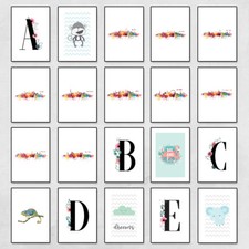 JUNIWORDS Poster "Verschiedene Motive 3" Geschenk Geburtstag DIN A4 A3 A2 A1 