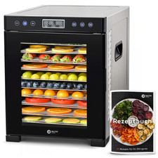 Dörrautomat Edelstahl Dörrgerät 10 Etagen Touch Display Obsttrockner Dörraparat