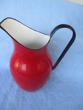 Emaille wasserkanne milchkanne - emaille,