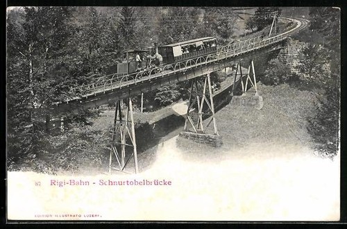 Ansichtskarte rigi bahn - ansichtskarte, rigi-bahn