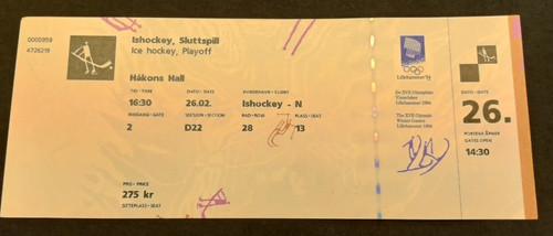 Orig ticket olympische - orig.,