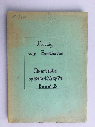 Noten beethoven quartette - ,