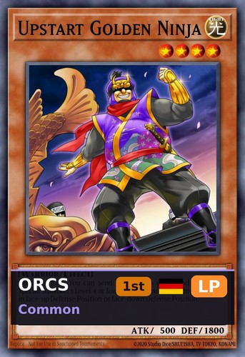 Goldener emporkömmling ninja - goldener, emporkömmling-ninja