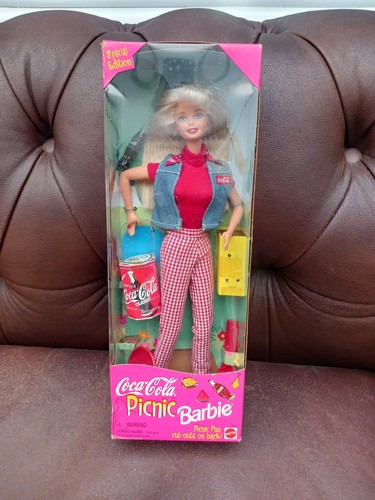 Vintage barbie puppe coca cola - barbie, coca-cola