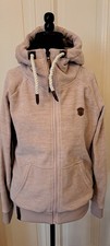 Naketano+Fleecejacke+Kapuzenjacke+Gr.L+Rose`+Kapuze+Logo`s+++++