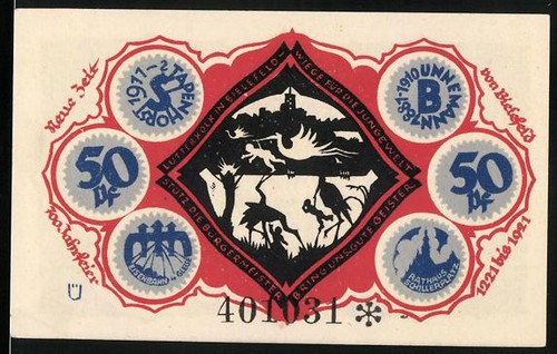 Notgeld bielefeld 1921 pf - 50,