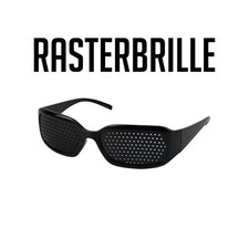 Rasterbrille Ayurveda Brille Sehkorrektur Augentraining Lochbrille Augen breit