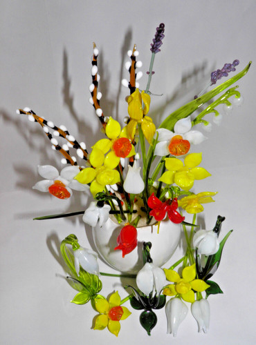 Blumen thüringer glas lauscha - thüringer,