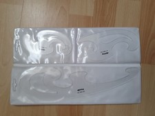 Rotring Kurvenschablonen / Burmester-Kurvensatz  3-teilig,Artikelnr.830530+31-33