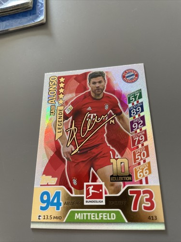 Xabi alonso autogramm karte - xabi,
