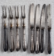 Altes Obstbesteck Griffe