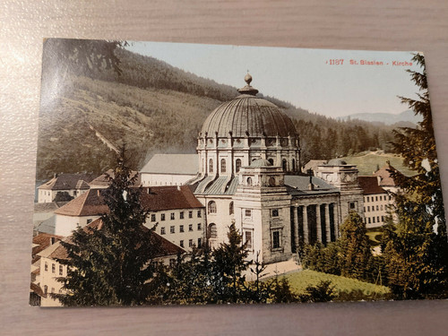 Postkarte blasien kirche - postkarte,