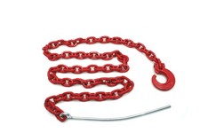 Forst Chokerkette 8mm mit Nadel & Schlinghaken Forstkette Rückekette Baumstämme