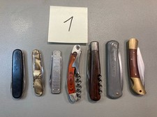 Taschenmesser Klappmesser Konvolut / Je 7 Taschenmesser