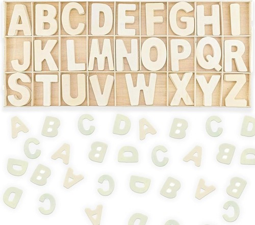 Holzbuchstaben set - holzbuchstaben,