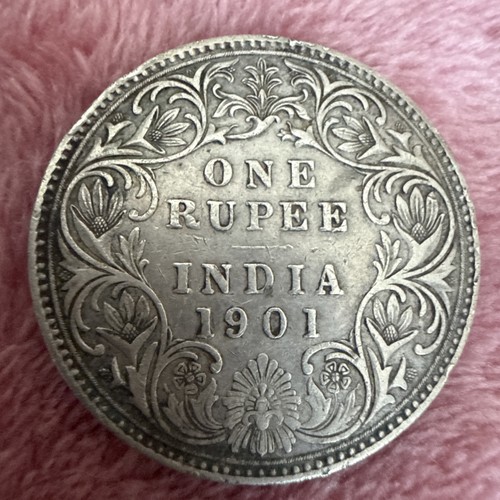 Silbermünze britisch indien - silbermünze, 1