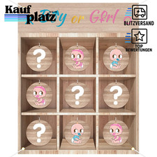 Gender Reveal Spiel Tic Tac