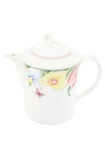 VILLEROY & BOCH Kaffeekanne Canari Blumen Schmetterling Mehrfarbig Vintage 14cm
