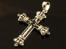 925 Kreuz Anhänger 44 x 28 mm