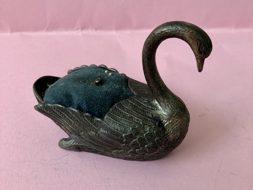 Antikes nadelkissen schwan - antikes,