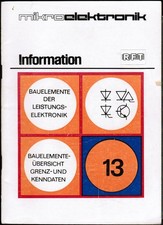 Mikroelektronik Information/Applikation 13  Bauelemente der Leistungselektronik