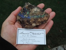 Azurit und Malachit aus Schönbrunn im Vogtland