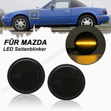 2x LED Schwarz Seitenblinker