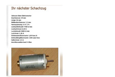 Johnson Klein Motor 14 Volt 7700 U/Min