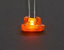 2 Frontblitzer Begrenzungsleuchte orange RC Truck Modellbau LED Beleuchtung 1:14