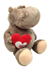 NICI XL Nilpferd Love mit Herz Kuscheltier | 50 cm Stofftier Plüschtier