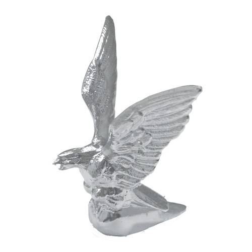 Chrome flying eagle hood - chrome,
