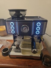KB ELEMENTS Espressomaschine Siebträger mit mahlwerk, 20bar, Dual-Boiler