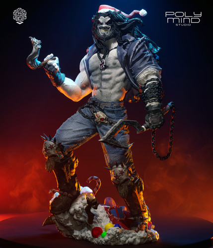 Lobo santa x mas - santa,, x-mas