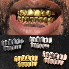 Gold Silber Platiert HIP HOP