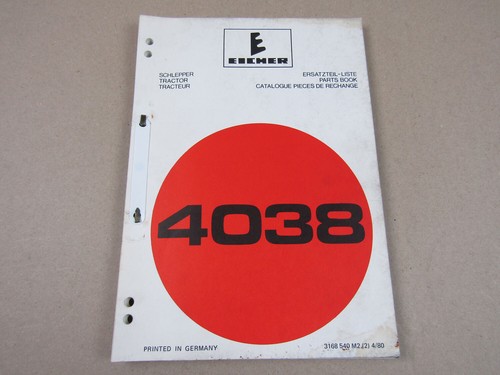 Eicher 4038 traktor - 4038,
