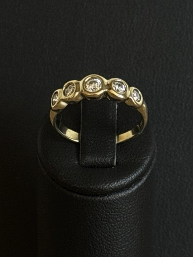Goldring mit zirkonia - goldring, gold
