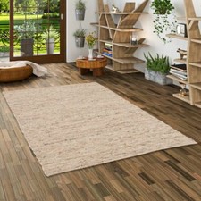 Natur Teppich Wolle Alaska