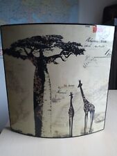 ??Afrika Bild 2 Giraffen aussergewöhnlich da das Bild gewölbt ist ??