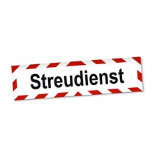 Streudienst Magnetschild Auto Streumittel Winterdienst Magnetfolie Geschenkidee