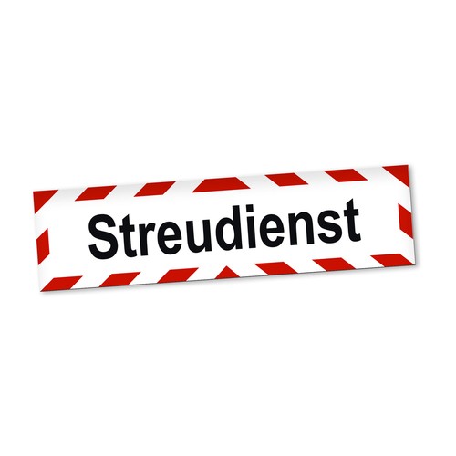 Streudienst magnetschild auto - streudienst,