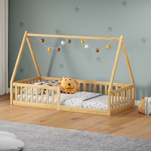 Hausbett kinderbett bodentief - kinderbett,