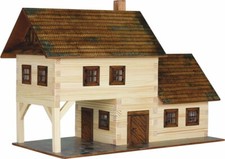 Modellbau-Set "Gasthaus" W13 Walachia Holzbausatz Holzbausteine Modellbau 1:32